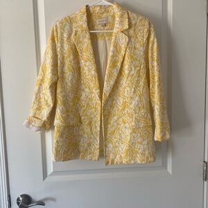 Skies are Blue fun floral print blazer